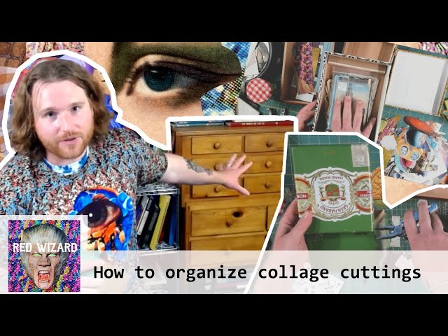 How to Collage- Part 1- Where to Find Cheap Source Material for Collage Art  — The Red Wizard