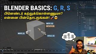 G R S Tools Explained 🔥 | Blender Navigation ரொம்ப ஈஸி!