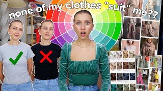 trying outfits based on my COLOR ANALYSIS!!