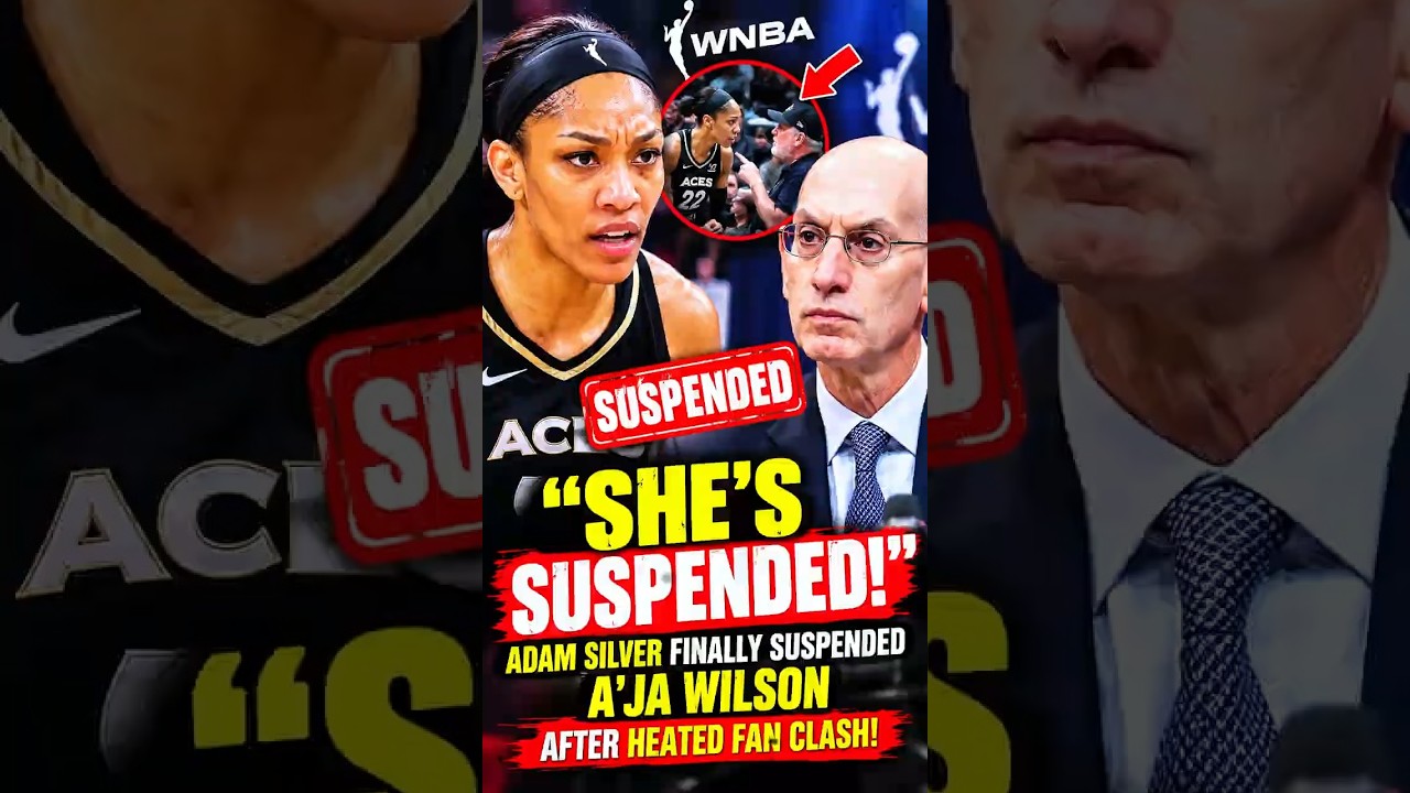 ⁣Adam Silver FINALLY SUSPENDS A’ja Wilson After Clash! #WNBA #AdamSilver