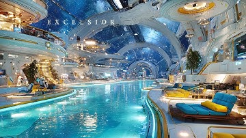 Excelsior: Relaxing Sci Fi SPACE Ambient Music 🎧✨ for Space Expeditions  (4Hz Binaural Beats) 4K