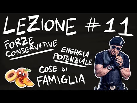 FISICA Teoria #11 - FORZE CONSERVATIVE, ENERGIA POTENZIALE (Peso ed Elastica)
