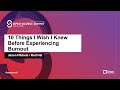 10 Things I Wish I Knew Before Experiencing Burnout - Jason Hibbets, Red Hat