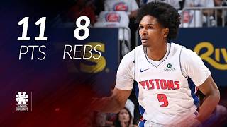 Ausar Thompson 11 pts 8 rebs vs Magic 2026 PO G2