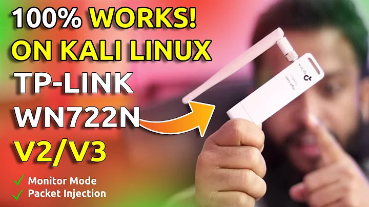 How To Use Tp-Link WN722N V2/V3 on Kali Linux ( 100% Works )