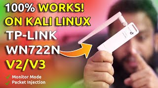 How To Use Tp-Link WN722N V2/V3 on Kali Linux ( 100% Works )