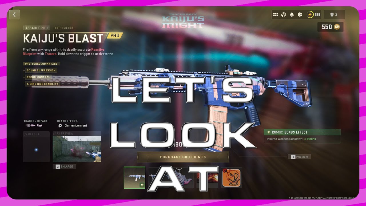 Pink Tracer Rounds NEW Tracer Pack Kaiju's Might Bundle Pink Tracers! Modern Warfare 2 ...