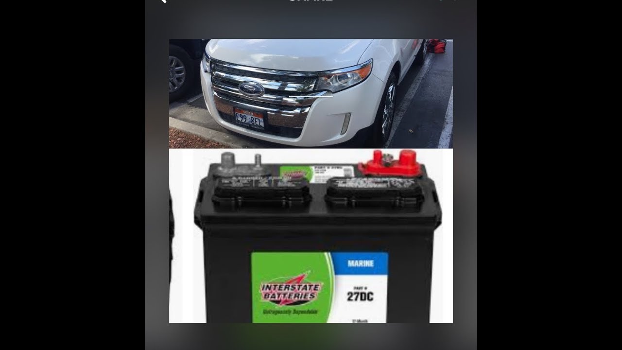 2010 Ford Edge Limited Battery