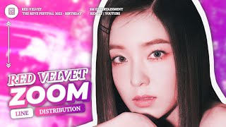 Red Velvet — ZOOM // Line Distribution