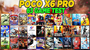 Poco X6 Pro AetherSX2 Emulator PS2 63 Game Test MediaTek Dimensity 8300 Ultra