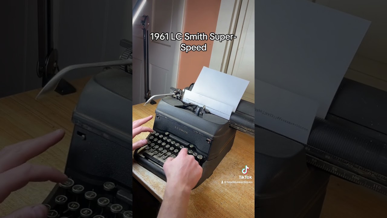 How to use all functions on a 1940 LC Smith Super-Speed vintage