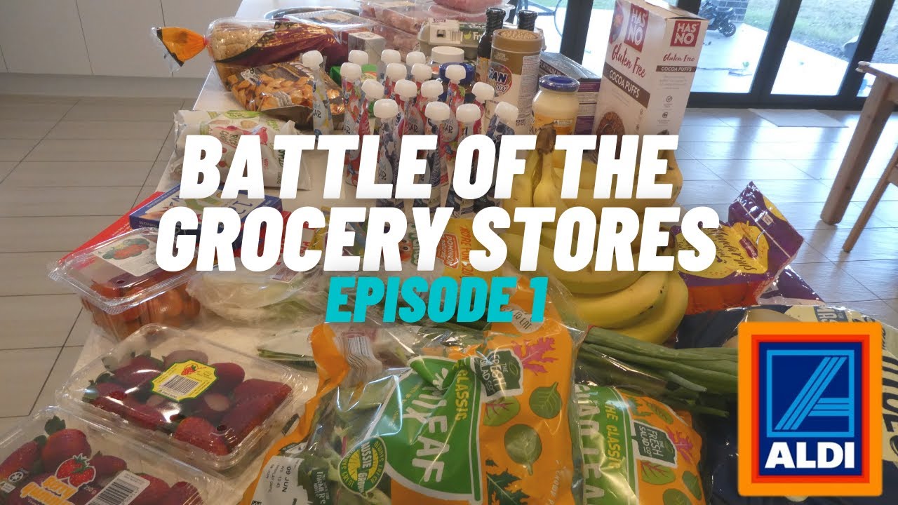 Battle of The Grocery Stores Episode 1 200 Family of 5 Aldi's Haul