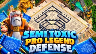 BEST🔥| SEMI TOXIC🔋| META DEFENSE🏆| TH18 | Coc Base Layout W/ Link! #clashofclans #base #layout #th18