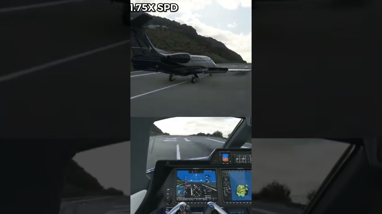 Could the Phenom 300 land on Saba? 