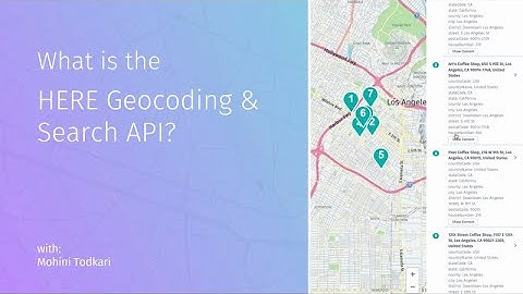 Introduction to HERE Geocoding and Search