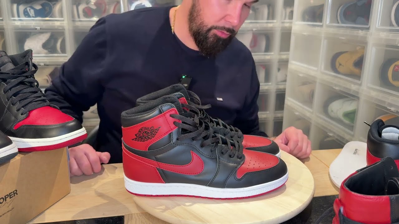 Air Jordan 1 Retro High ‘85 "Bred" 2.0 Custom by Developer Boring Studio - Honest Review