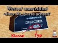 Wo liegen die Unterschiede bei SD Karten - Info für mehr Freude beim speichern