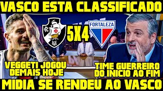 SENSACIONAL! MÍDIA SE RENDE a CLASSIFICAÇÃO do VASCO! 