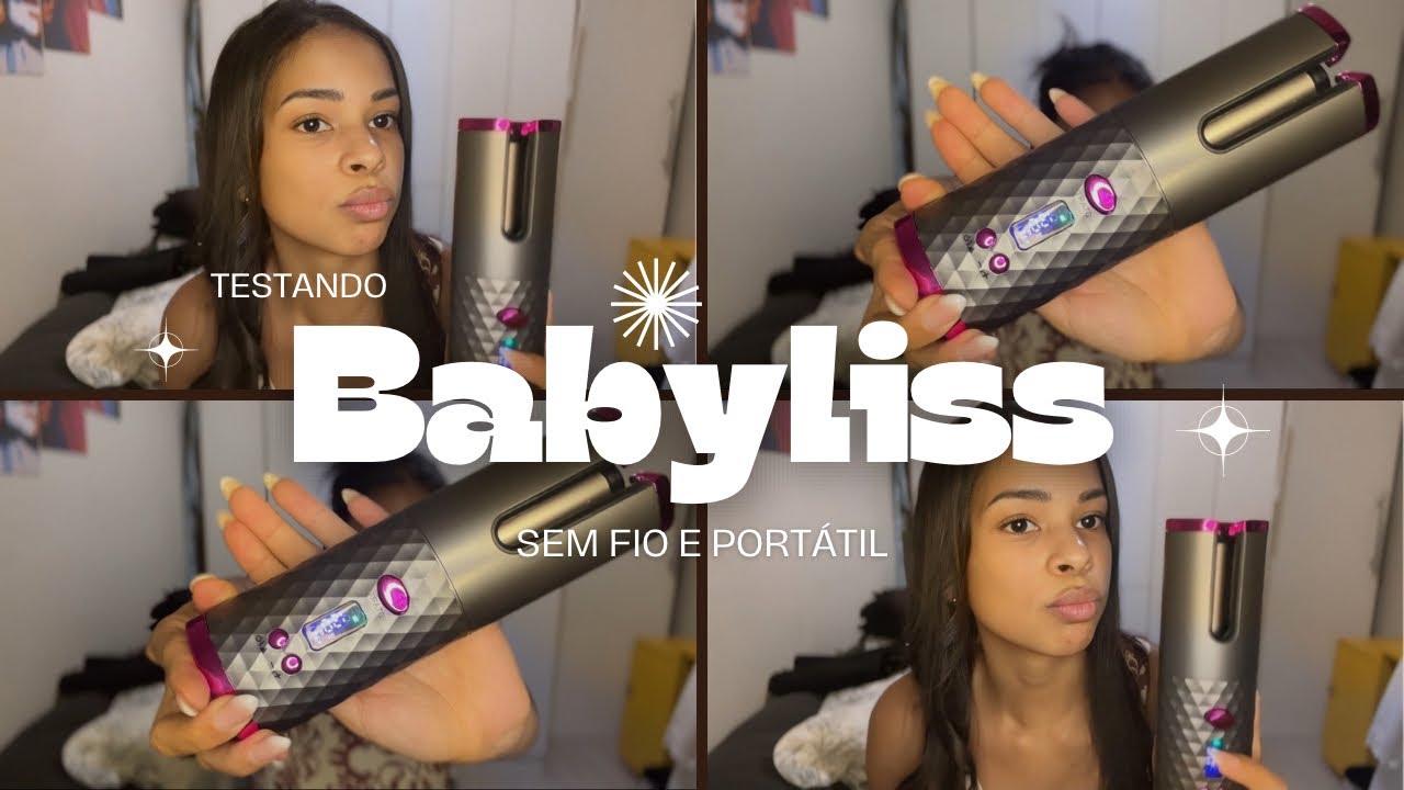 TESTANDO BABYLISS SEM FIO E PORTÁTIL 😱 - YouTube