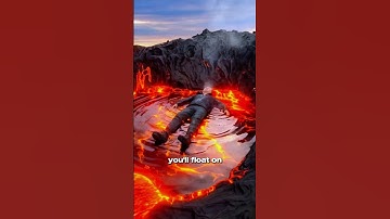 Jumping Into Lava of an Active Volcano 😨