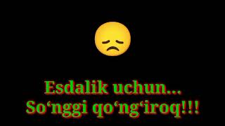 25-may, so‘nggi qo‘ng‘iroq... 🎶👍👍😞😞😥