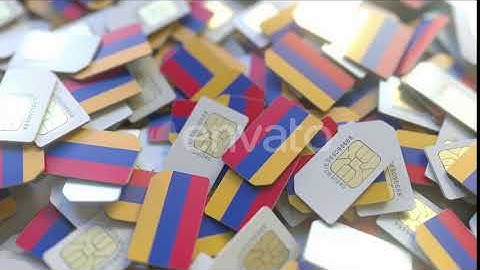 SIM Cards with Flag of Armenia | Motion Graphics - Envato elements