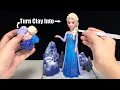 How to make elsa frozen sculpture from polymer clay the full handmade processclay artisan jay