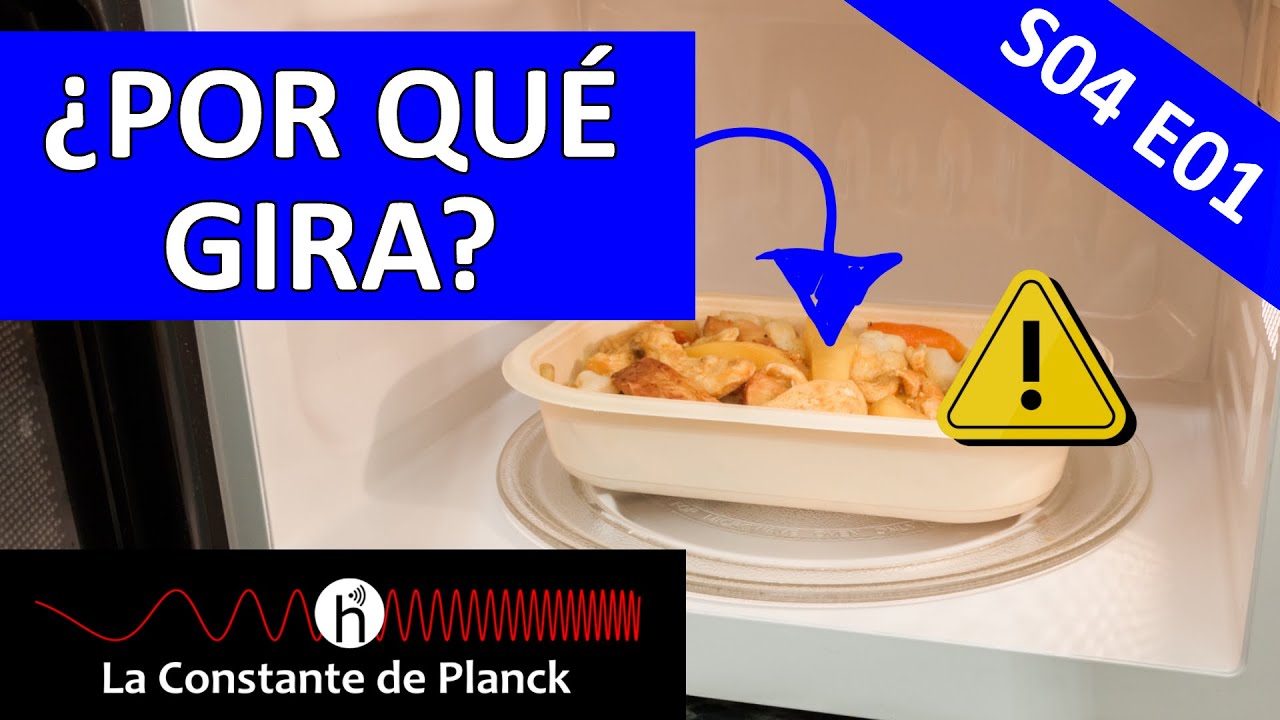 ¿Por qué GIRA el plato del MICROONDAS? | Hago un EXPERIMENTO y lo