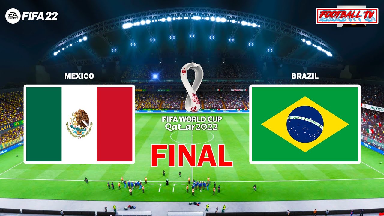 FIFA 22 MEXICO vs BRAZIL Final FIFA World Cup 2022 Gameplay PC