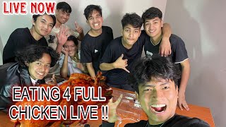 !!! LIVE VLOG !!! Eating 4 FULL GRILL CHICKEN CHALLENGE  | Prasanna 2.0