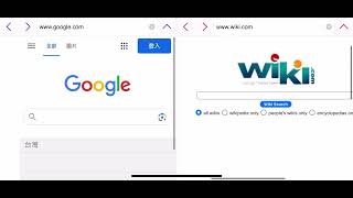 iOS & Android App - BrowserX2: 2 Browsers at Once screenshot 2