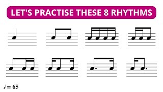 Let's Practise These 8 Common Rhythms 🎵