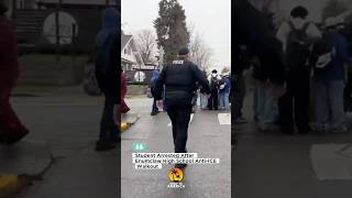 Student Arrested During Enumclaw High School Anti-ICE Walkout