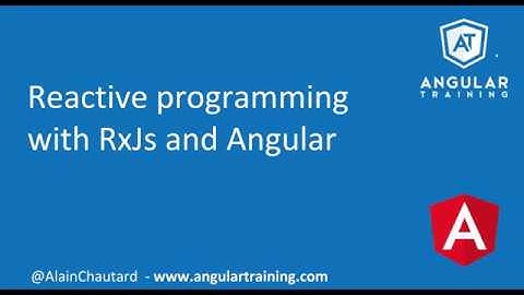 Webinar - Reactive programming with Angular