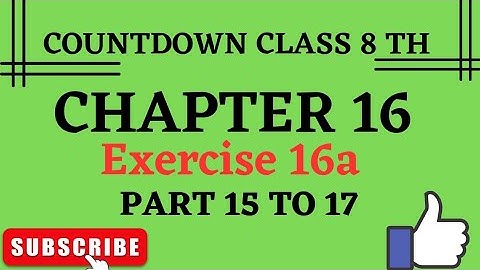 |COUNTDOWN| CLASS 8|CHAPTER 14|FACTORISATION| EXERCISE 14B| PART 01 TP 05|