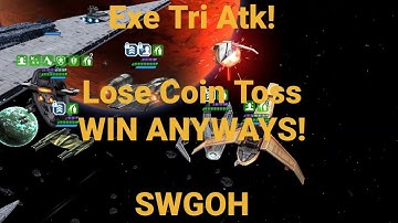 Executor mirror! Tri-Attack fleet! Coin Toss? Who cares! - SWGOH