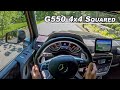 Could You Daily the Mercedes G550 4x4 Squared? $250k German Monster Truck G Wagen (POV Drive)