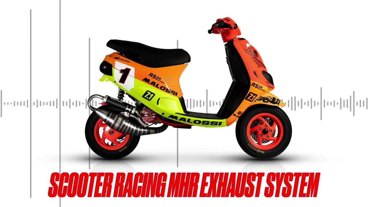 Scooter racing mhr rc-one 100 cc exhaust system MalossiStore