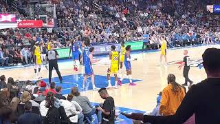 Some Okc thunder action against the Lakers 😎 3/1/23