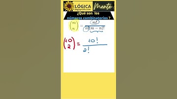 ¿Qué son los números combinatorios? #begoprofe #educacionmatematica #combinatoria #maths #mate