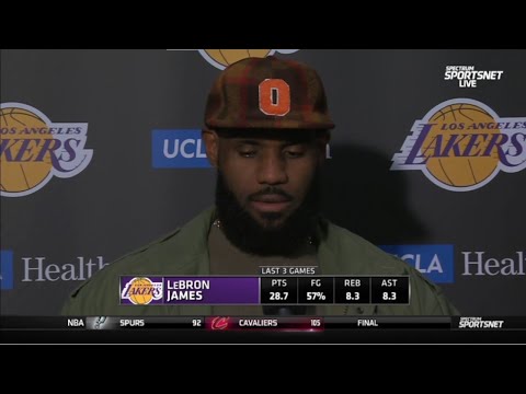 LeBron James "POSTGAME REACTION" Lakers fall to Blazers 107-105, Anthony Davis 17 Pts - LeBron James "POSTGAME REACTION" Lakers fall to Blazers 107-105, Anthony Davis 17 Pts