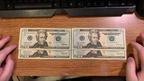 Two sets of consecutive serial number $20 bills (email if interested in purchasing them)
