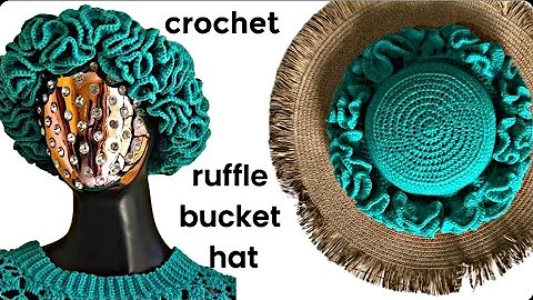 Crochet Ruffle Bucket Hat | Beginner-Friendly Crochet Tutorial (Updated Version!)