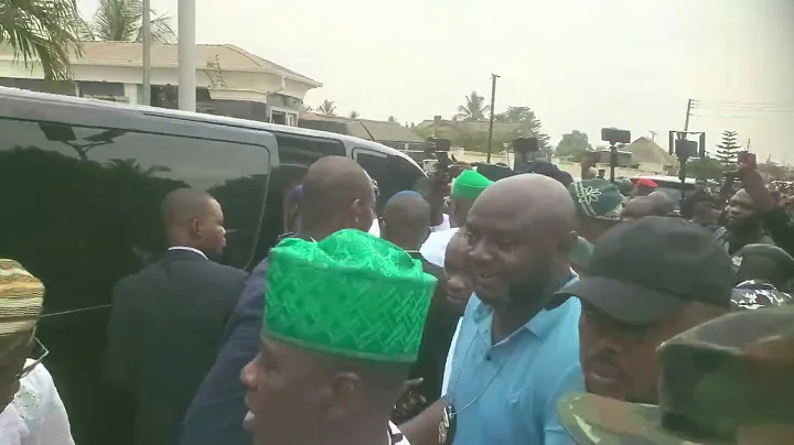 Outgoing Moment of Gov. Dapo Abiodun @ K1 D Ultimate Wasiu Ayinde mother's 8Days Fidau Prayer