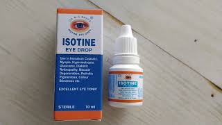 Isotine Eye Drop Use,Dose, Precautions - मोतियाबिंद,आंखो में खुजली, लालीपन में खास।