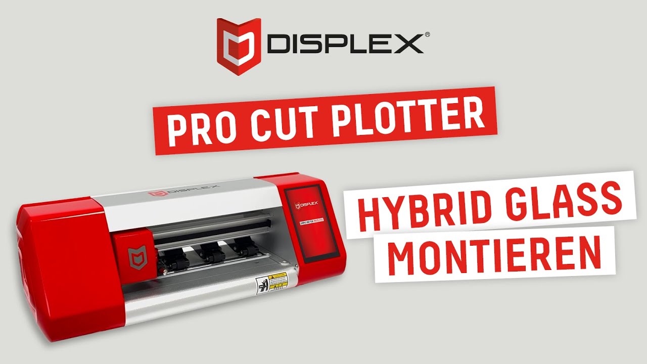 9H Hybrid Glass montieren | Anleitung | PRO Cut Plotter