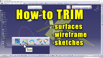 How to Trim Surfaces in CATIA V5 #catia #catiasurfacemodelling #design #mechanicalengineering