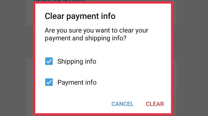How To Clear Payment and Shipping info Settings in Telegram