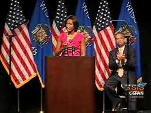 Fl. Michelle Obama (3) Russ Feingold in Wisconsin