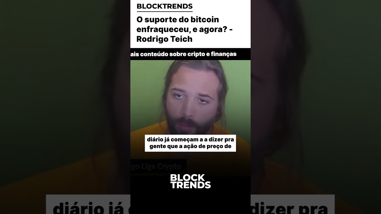 🚨O suporte do bitcoin enfraqueceu, e agora? Com ‪@LigaCrypto‬ - YouTube